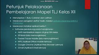 video daring pertemuan 1 Mapel Teknologi Layanan Jaringan Kelas XII TKJ
