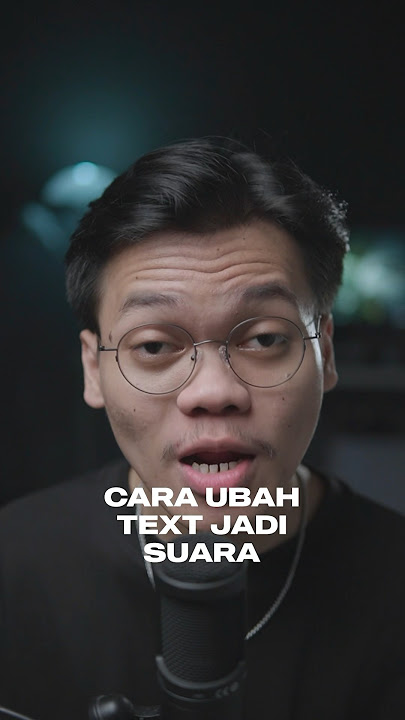 Cara ubah text jadi suara bahasa Indonesia pake AI ini!