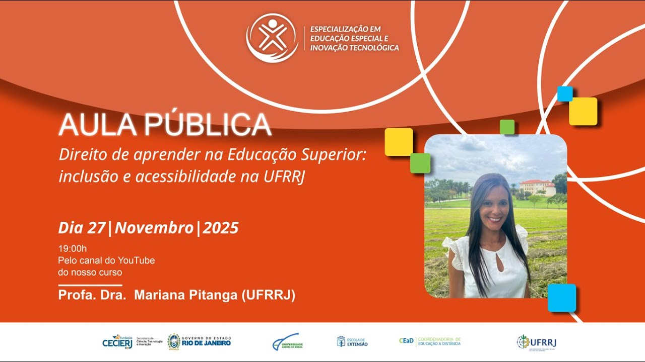 🔵 Direito de aprender de pessoas com deficiência na Educação Superior: o caso da UFRRJ