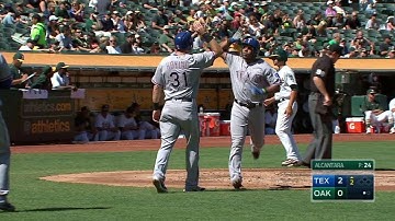 TEX@OAK: Andrus belts a two-run home run to center