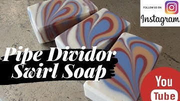 Soap Challenge Club September 2019: Pipe Divider Swirl