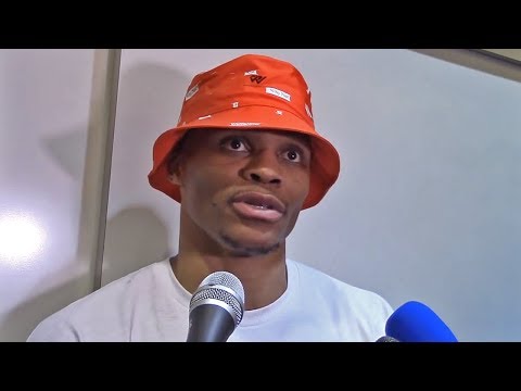 Russell Westbrook On Averaging A Triple-Double For Second Straight Season!