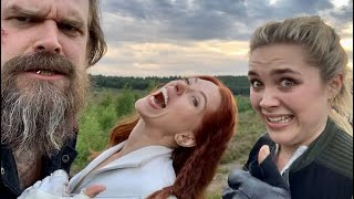 Funniest Black Widow interview clips with Scarlett Johansson, Florence Pugh & David Harbour