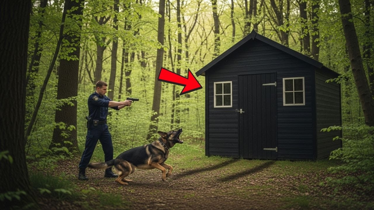 K9 Dog Keeps Barking At Mysterious Building In Forest — What Police Saw Inside Was Terrifying