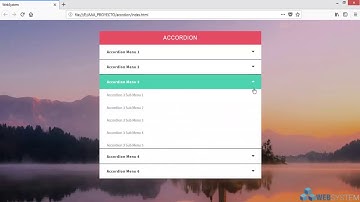 COMO HACER ACORDEON - tutorial html 5 y css 3 | responsive