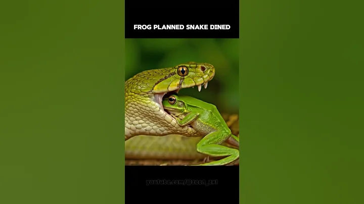 Why Do Frogs Enter Snake Mouths? #snake #frog #wildlife