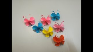 Como Hacer Mariposa de Papel - Mariposa de papel fáciles - Mariposa de Origami