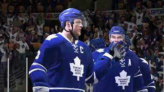 NHL 11 Gameplay - Calgary Flames vs Toronto Maple Leafs
