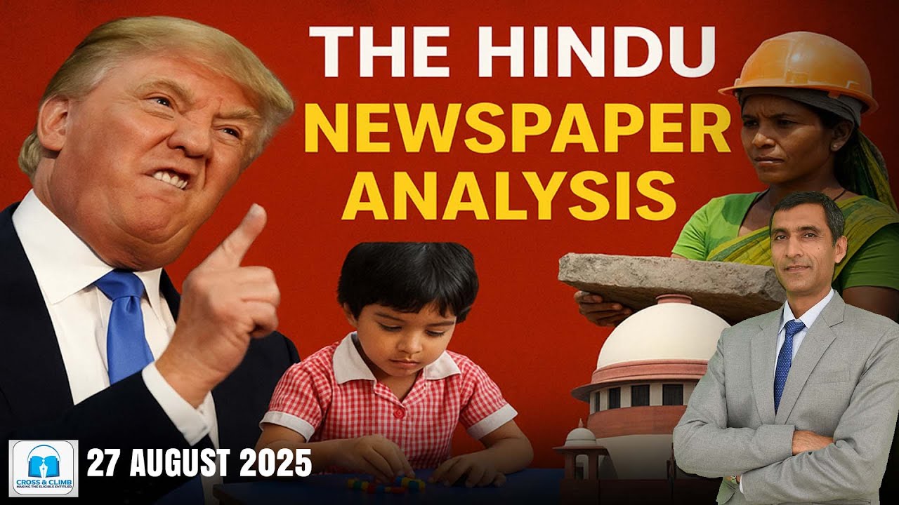 The Hindu + Indian Express Newspaper Analysis | Daily Current Affairs ...