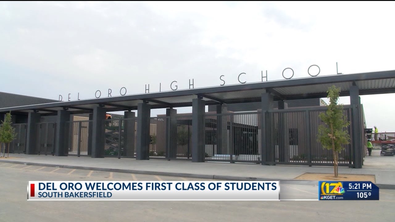 Del Oro High School its first students YouTube