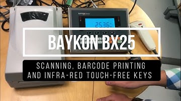 BX25 Weight Indicator - Scanning, Barcode Printing and Infra red Touch Free Keys
