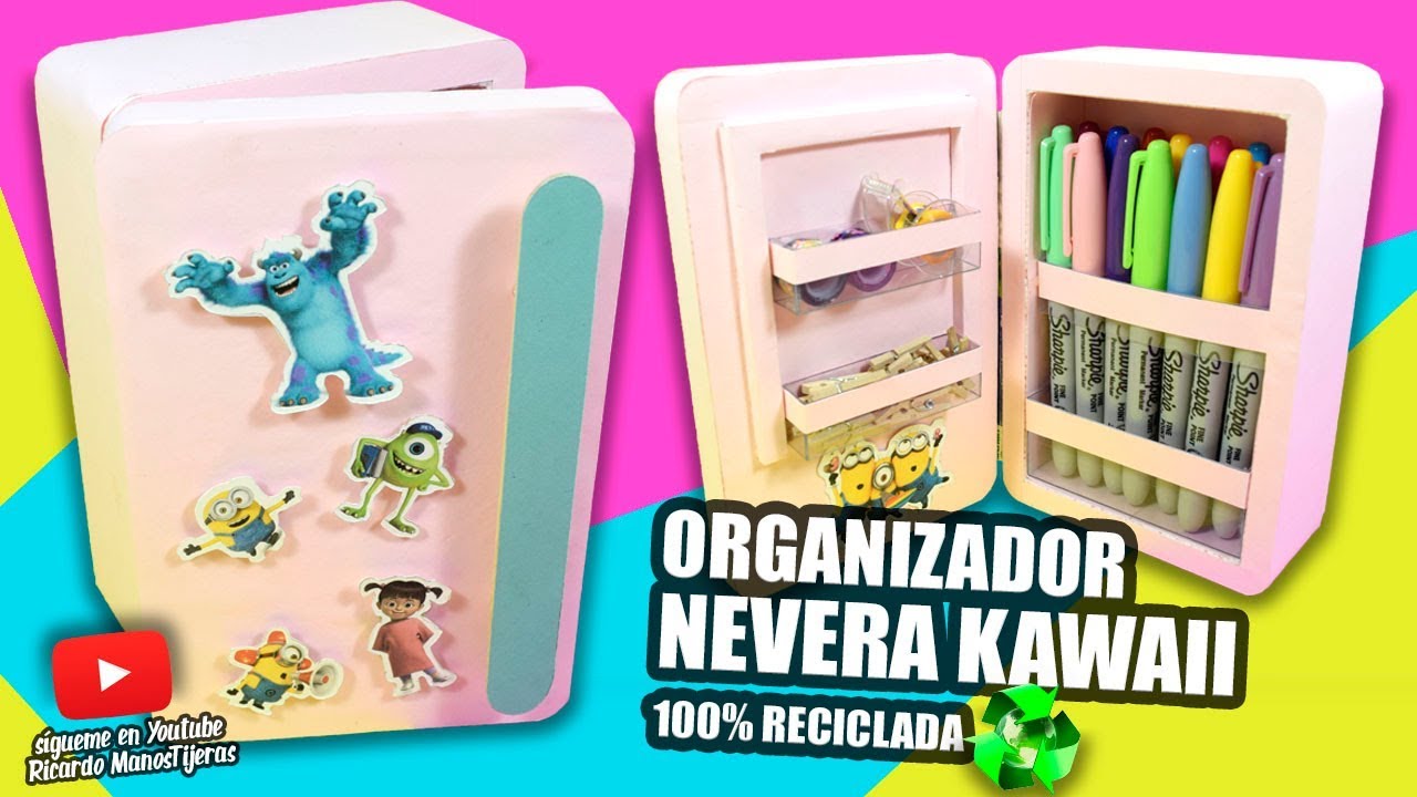 Crea un práctico organizador de tela para tu refrigerador o nevera   Organizador de tela, Decoración de nevera, Manualidades para la cocina