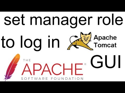 Setting Tomcat manager role to login into GUI