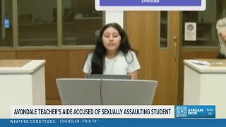 Avondale teacher's aide arrested, facing charges after alleged sexual relationship with student