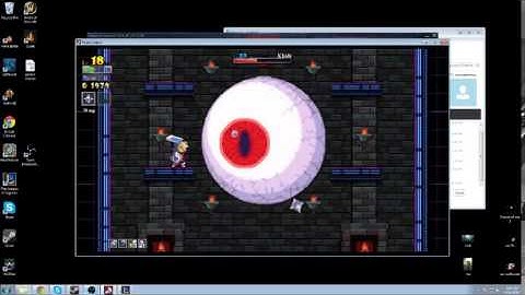 Rogue Legacy first boss as the one