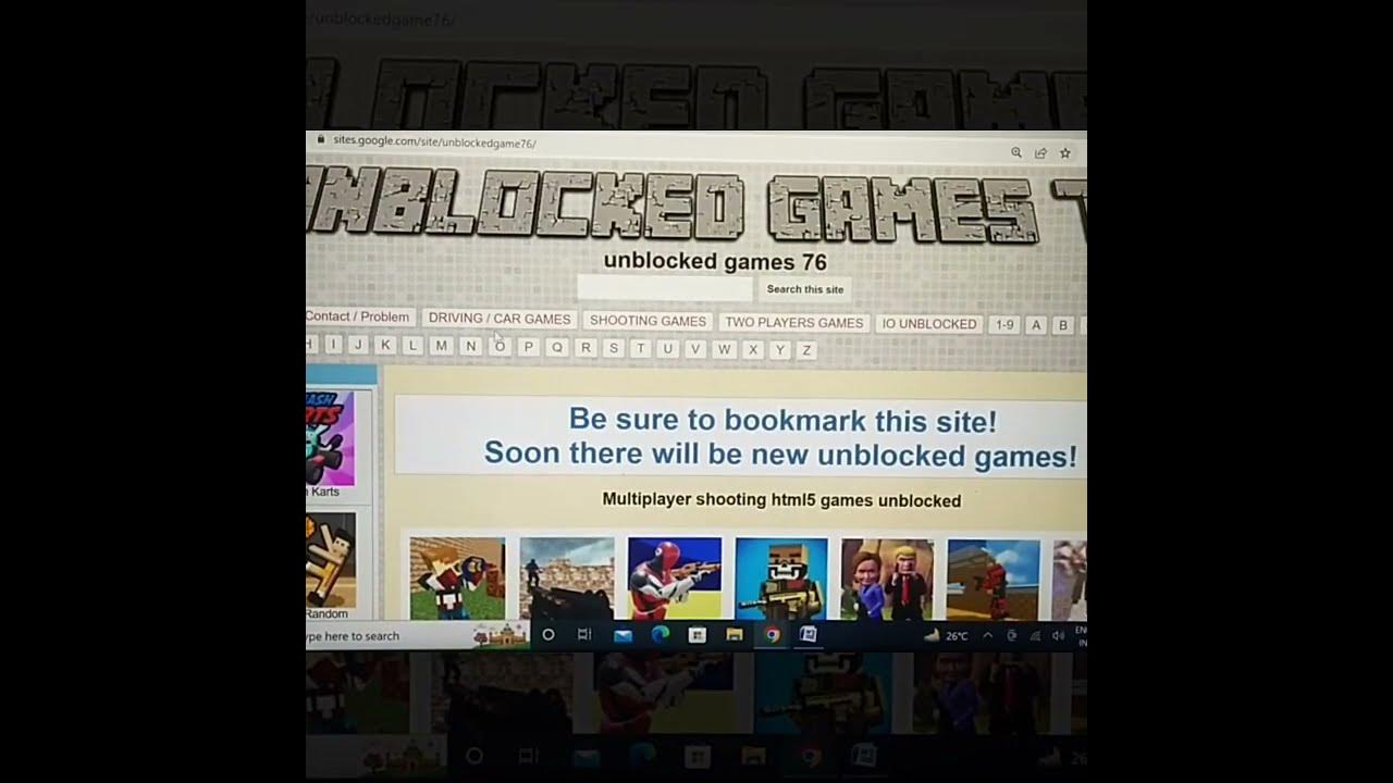 Unblocked Games 76 For School! UnblockedGames YouTube