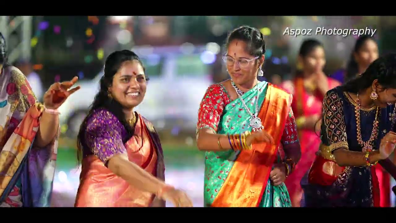 Indra karan Village Bathukamma Celebrations 4k 