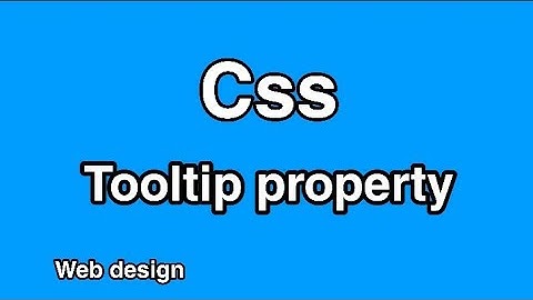 Css tooltip button and link property bangla tutorials .