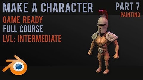 Character modelling tutorial - part 7 - Painting - 2018