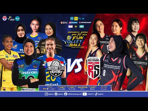 видео: FUN VOLLEYBALL 2024 - FULL PERTANDINGAN INDONESIA ALL STARS v RED SPARKS (4K)