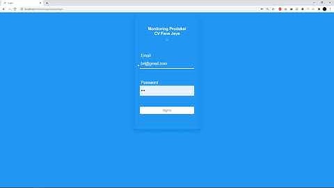 Perancangan Sistem Informasi Monitoring Berbasis Web Pada Divisi Produksi Di CV Fans Jaya