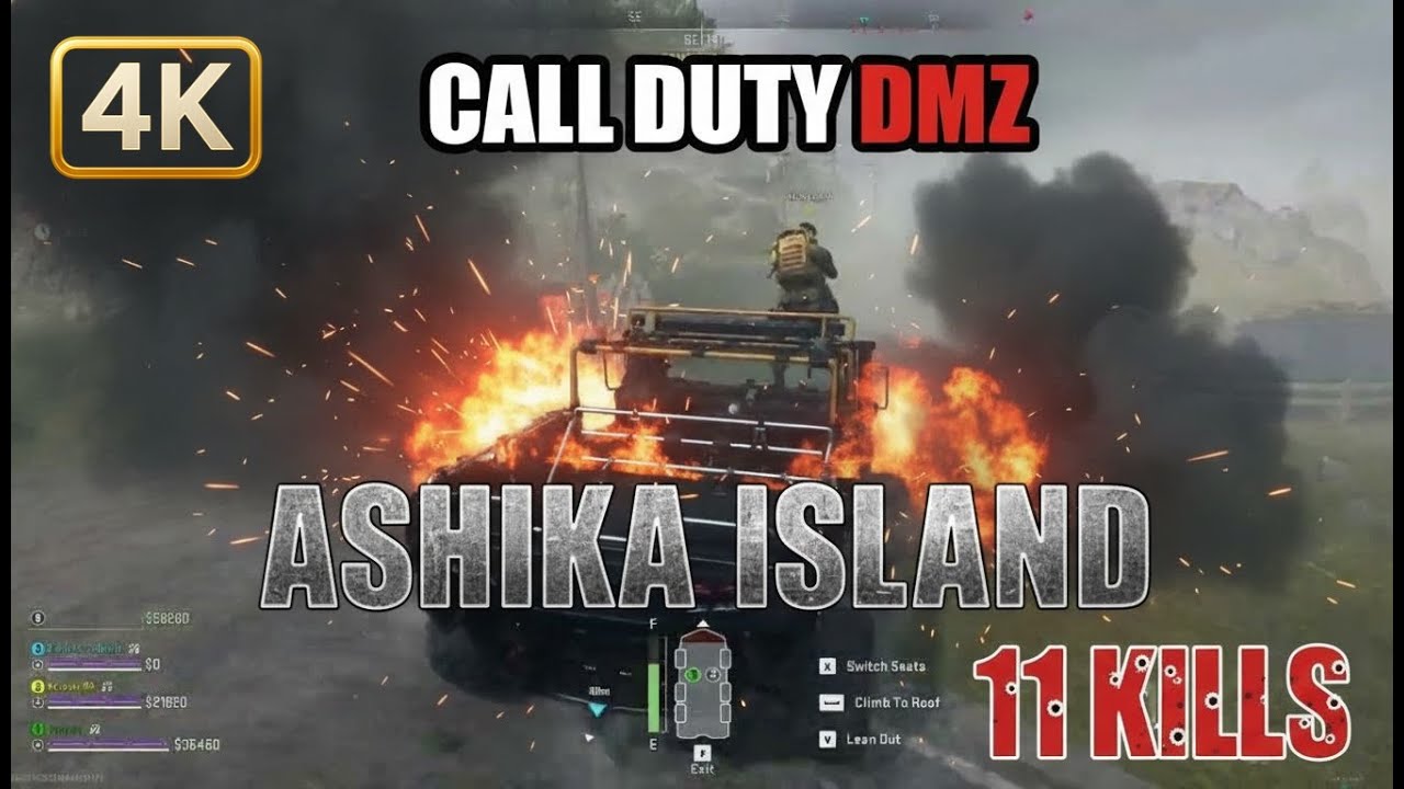 Call of Duty DMZ Ashika Island: 11 Kills – High Action Gameplay 4K No Commentary