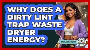 Why Does A Dirty Lint Trap Waste Dryer Energy? - Homekeeping Handbook