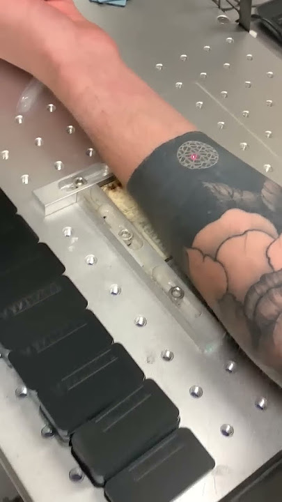 Black Tattoo Laser Branding || ViralHog