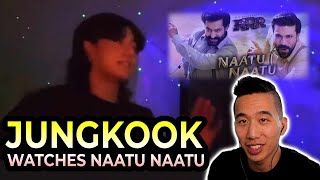 Laws Lounge : Why the hate people? Jungkook watches Naatu Naatu from RRR! | BTS 방탄소년단 2023