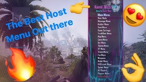 Best Crazy Black Ops 2 (Host) Menu Kamil_Modz V9 {PS3, XBOX360, PC} Working XP And Camo Lobby