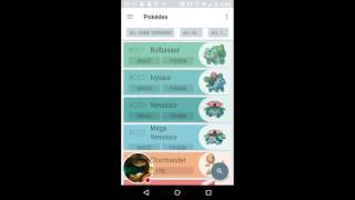 How to use Pokédex app on Android