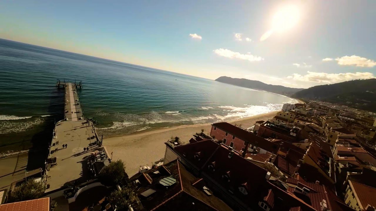 Alassio panorama inusuale.