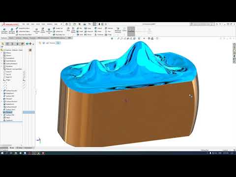 Video Tự học Solidworks Nâng Cao - Bài 13 : Lệnh Freeform - YouTube