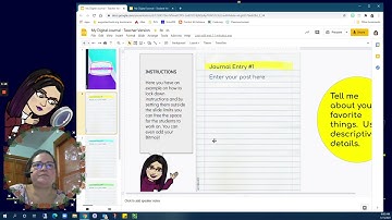 Digital Interactive Notebooks using Google Slides