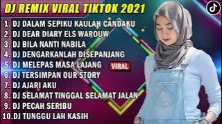 DJ SLOW 2022 NONSTOP | DJ CINTAKU DALAM SEPIKU KAULAH CANDUKU | DEAR DIARY REMIX