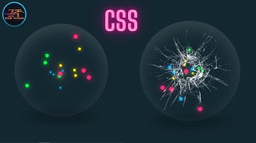 Glass Ball Particles Animation | HTML CSS Animation