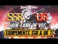 Que faire de vos equipements ssr  ur  black clover mobile