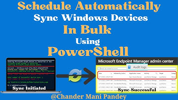 Automatically Schedule Bulk Sync of Windows Devices in Intune | Sync Windows Device in Intune