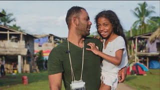Migrant father and daughter adjust to new life in New York City