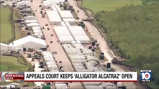 Court rules 'Alligator Alcatraz' will remain open