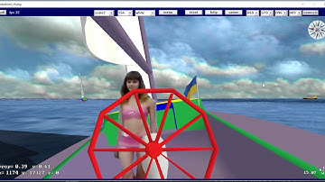seashore sea sailship dive underwater whale openGL freebasic game