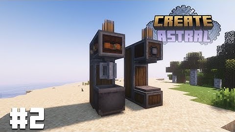 Mining Resources and getting Grout with Create - Ep2 Create: Astral Modpack