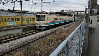 近江鉄道900系あかね号貴生川駅発車