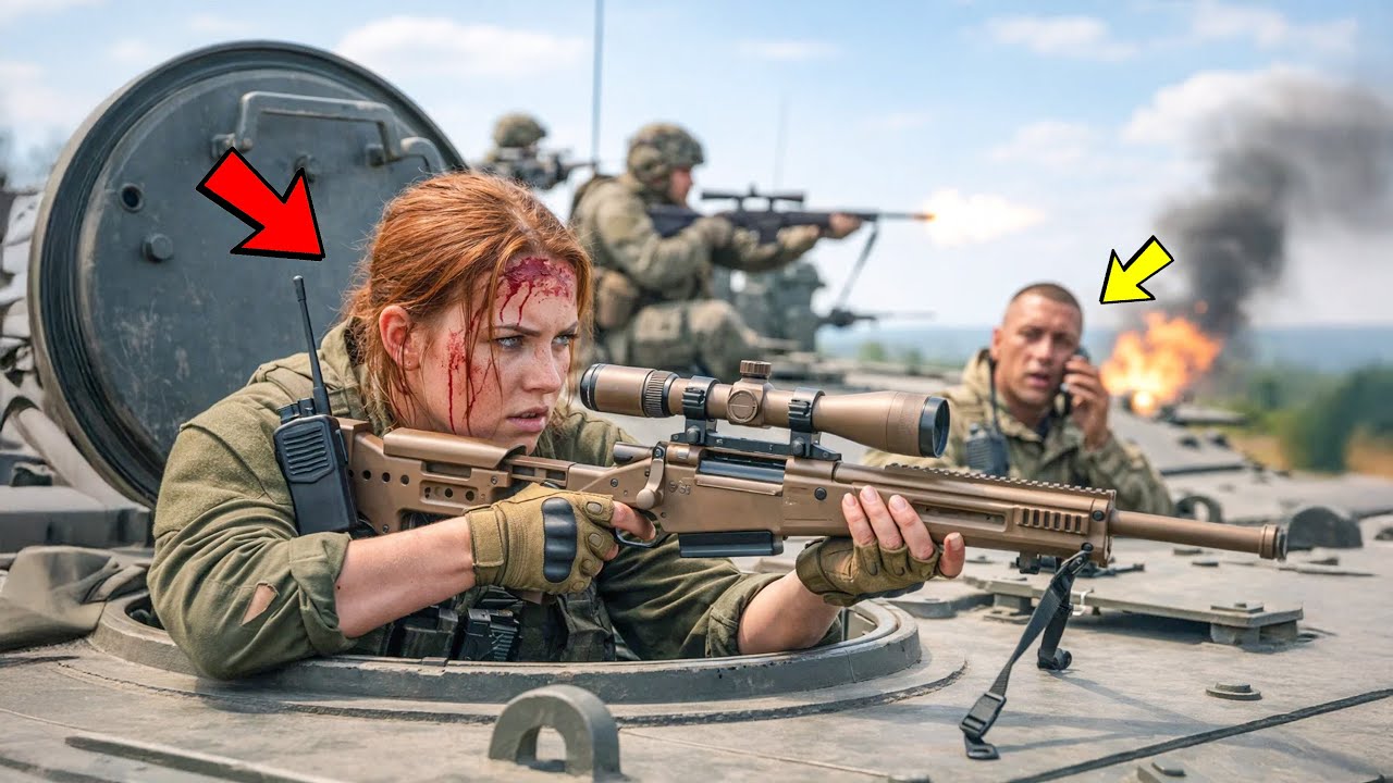 Unter Beschuss schrie der General: „Wer gab ihr dieses Gewehr?“ – Sie lud die M24 und beendete es