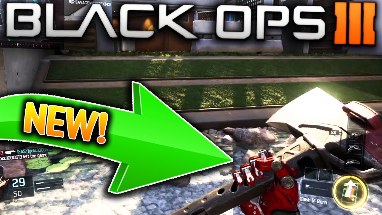 BLACK OPS 3 "AXE GAMEPLAY"! NEW "SLASH N' BURN" AXE DLC WEAPON GAMEPLAY (BO3 NEW "MELEE WEAPON" DLC)