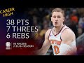 Donte divincenzo 38 pts 7 threes 6 rebs vs pacers 2324 season