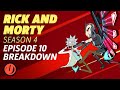 Rick And Morty "Star Mort Rickturn Of The Jerri" Season 4 Episode 10 Breakdown & Easter Eggs!