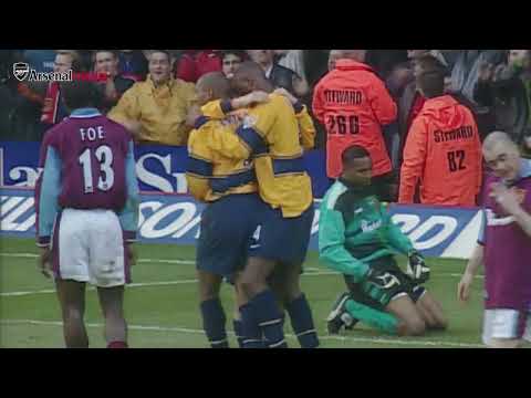 1999 February 6, West Ham United 0 Arsenal 4 (Premier League) @Boelyn Ground (Highlights)