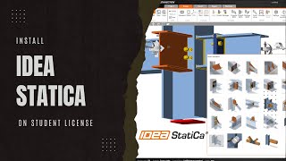 Install IDEA StatiCa Software - Educational Version | Steel Connection Design | 2024 | Hindi