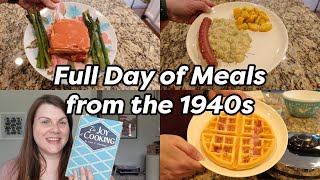 FULL DAY OF MEALS from the 1940s  Joy of Cooking recipes from 1943